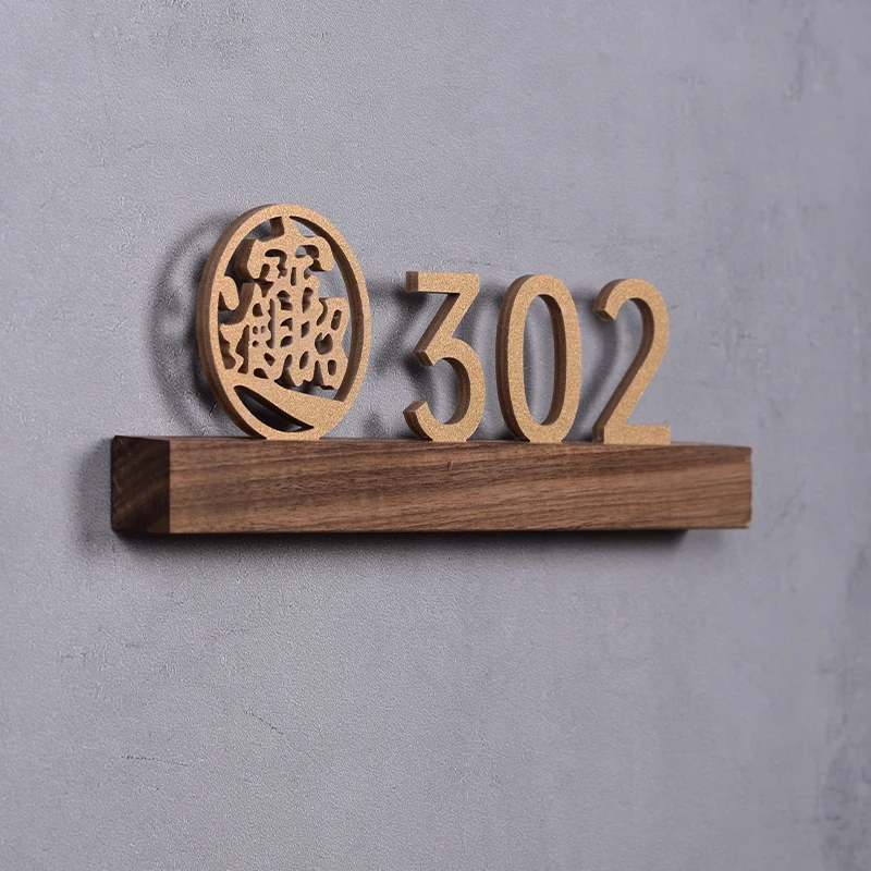 

custom hotel number stainless steel Hotel Room Floor Number Led Logo Signs 3D Led Lighted Address Signage House Numbers