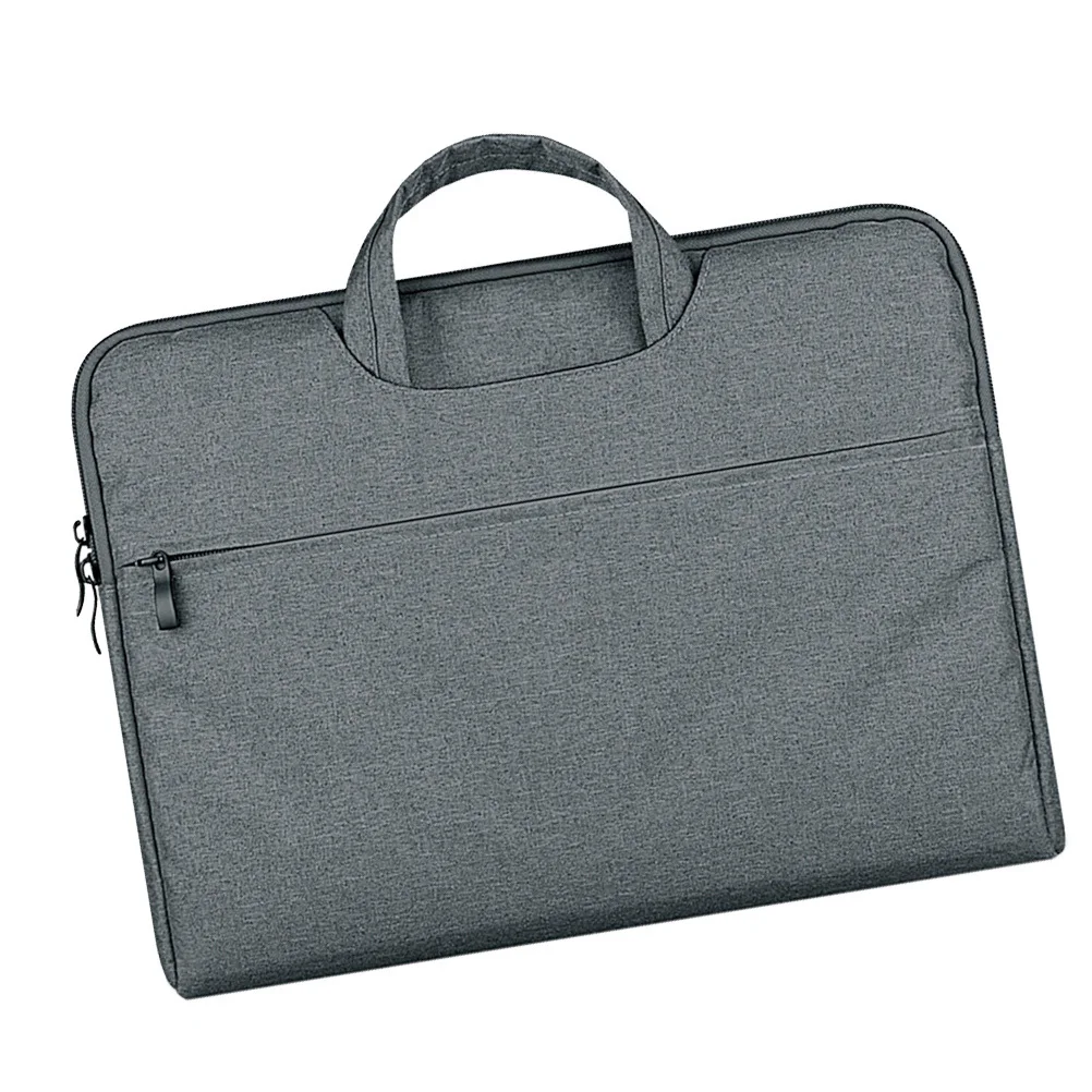 다크 그레이 11.6인치 노트북 가방 패션 내구성 보호 컴퓨터 토트 노트북 핸드백 노트북 가방