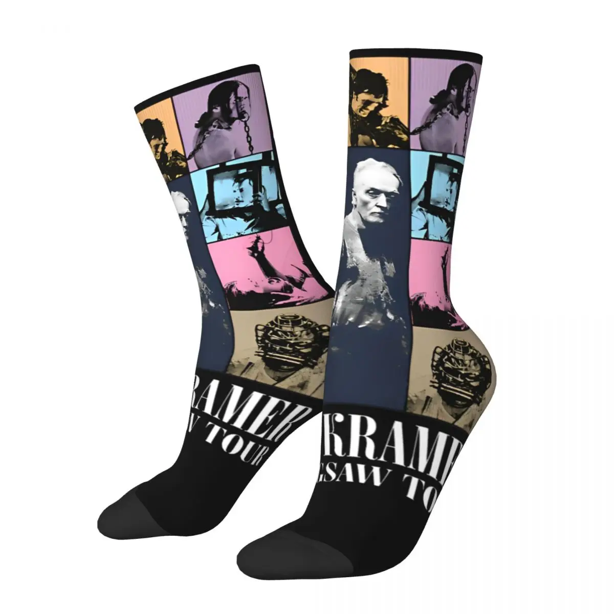 Happy Funny Men's Socks Casual The Eras Tour From Saw Saga Sock SAW Horror Movie Sport Women's Socks Spring Summer Autumn Winter