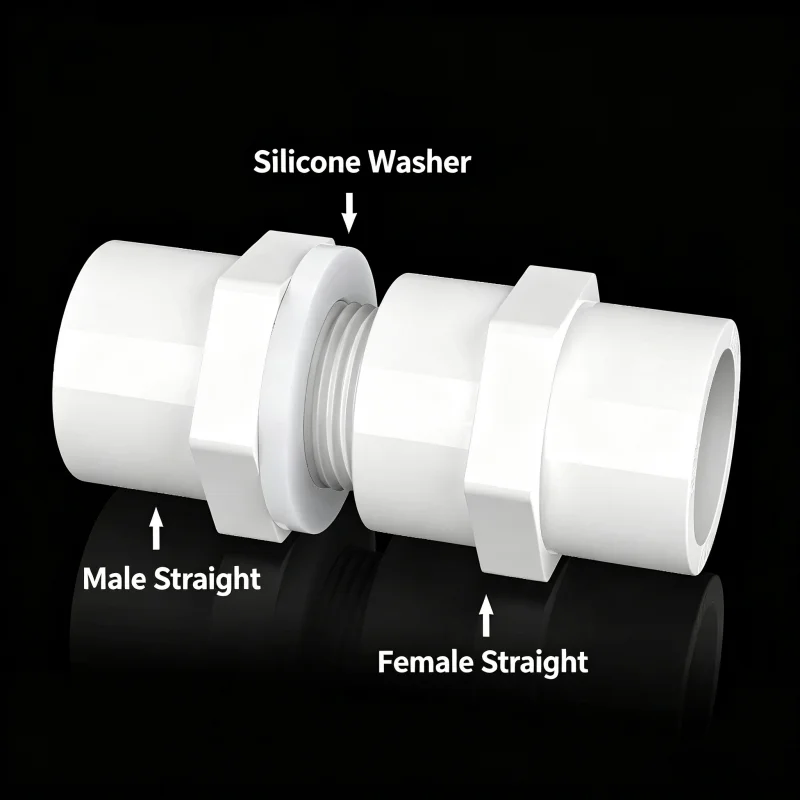 silicone sealing gasket for PVC water pipe 20-50mm Round Rubber Flat Gasket Sealing Ring Leak proof high temperature resistant