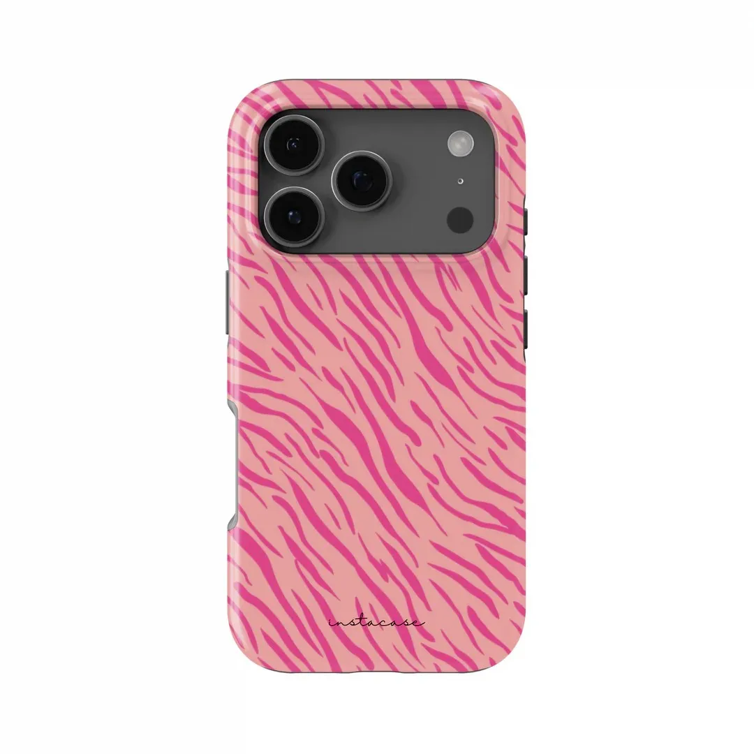 Pink-Zebra-Premium Phone Case for Samsung Galaxy S20 S23 S24 S25 S26 FE Plus Ultra Edge 4G 5G Luxury Double-layer Back Cover