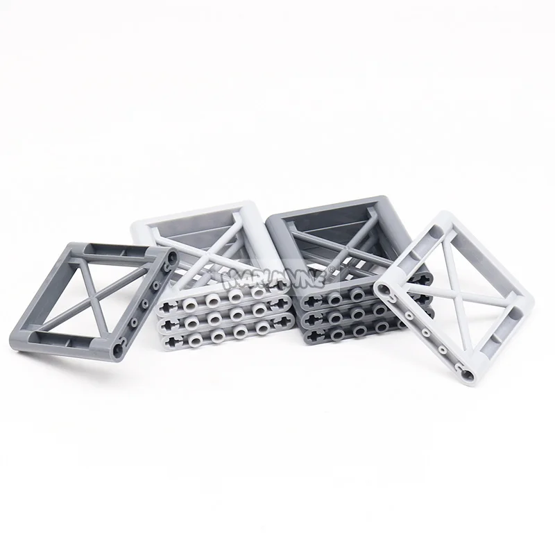 Marumine 5PCS 1x6x5 กรอบ Girder MOC ทหารฉาก Wall Building Blocks ใช้งานร่วมกับ 64448 DIY ราวประกอบของเล่น