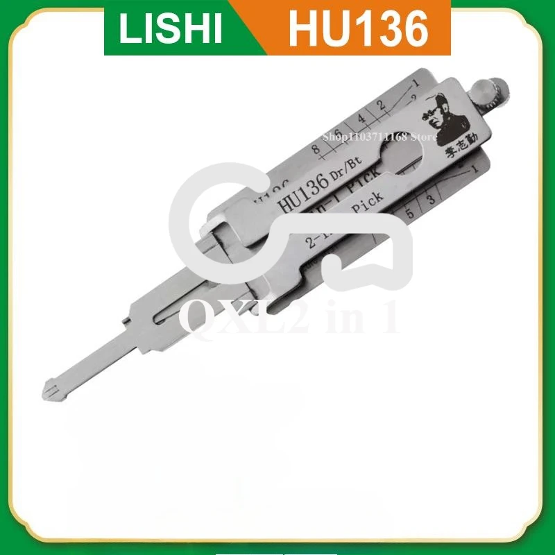 

Lishi HU136 Dr/Bt 2-in-1 Decoder and Pick for Renault Lock Pick Locksmith Locks Picks Locksmith Tools Ganzua Lock Picking Tool