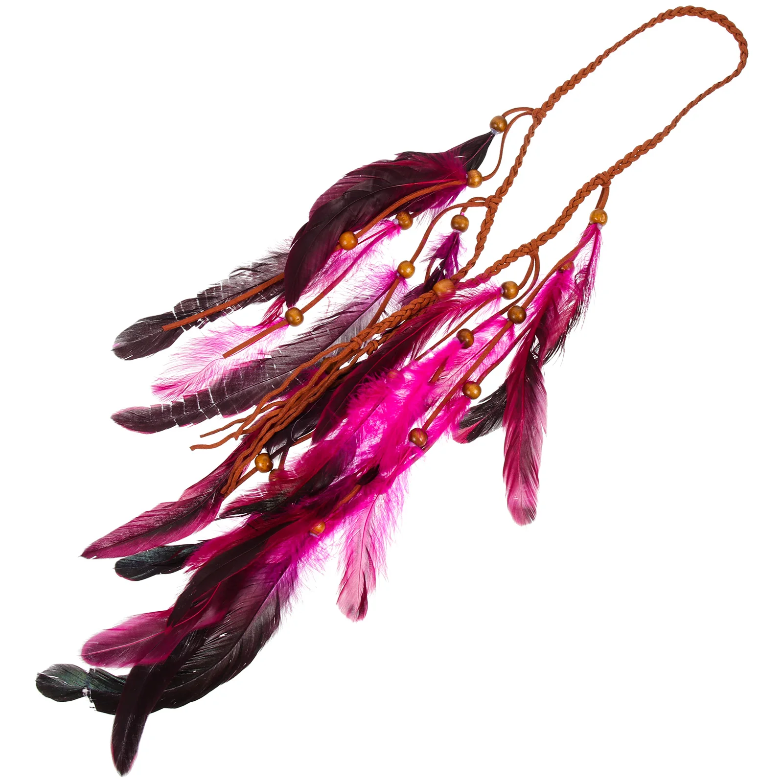 

Vintage Plume Hairband Elegant Feather Headpiece Bohemian Indian Style Women Hair Accessories Party Favor