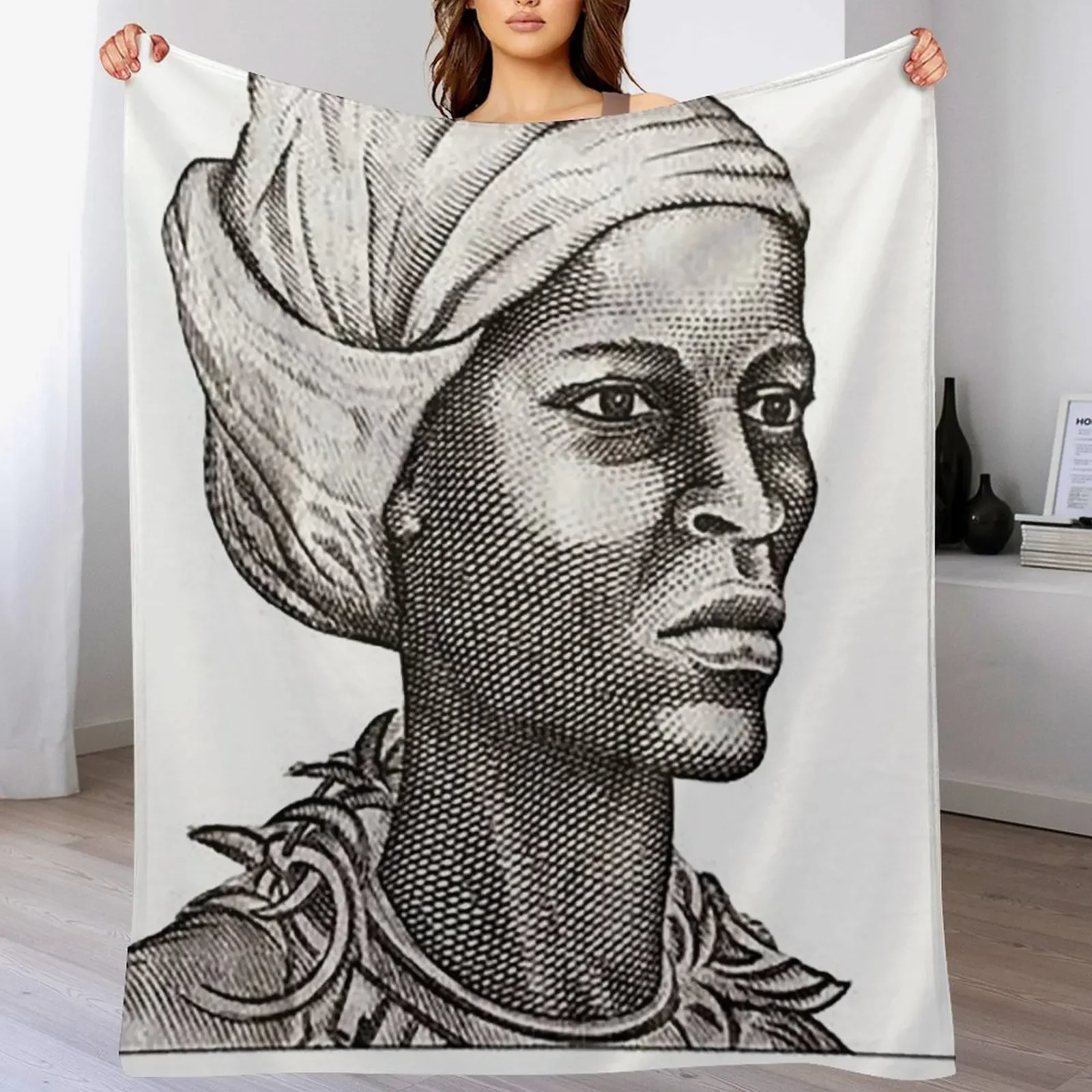 

Nanny, Queen Of The Maroons : The Mother Of All Jamaicans Throw Blanket Luxurious Soft Fuzzy Blanket for Sofa Bed