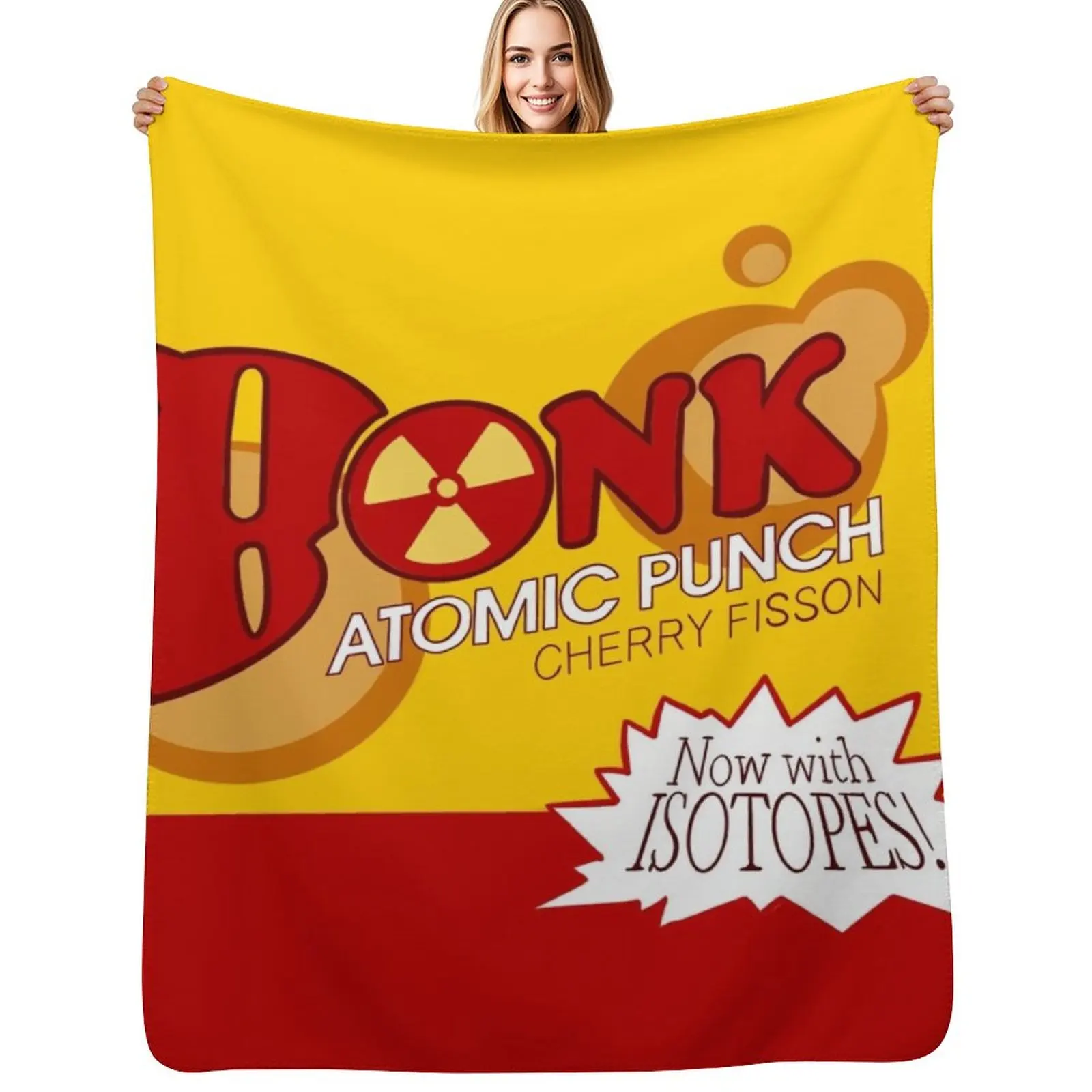 ATOMIC PUNCH Throw Blanket Blankets For Baby Nap Quilt Decorative Sofa Luxury Thicken Luxury Designer Blankets