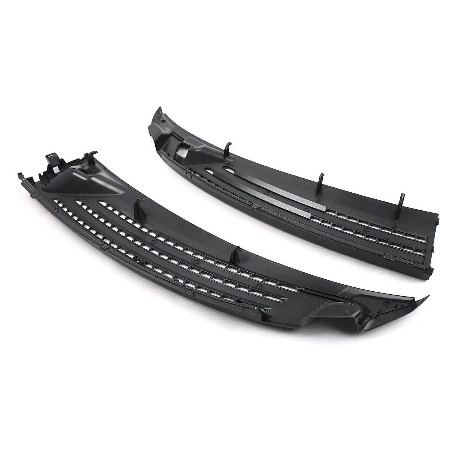 

2x Wiper Cowl Grilles Replacement 4L3Z15022A69AA Easy to Install High Sturdy Parts for F-150