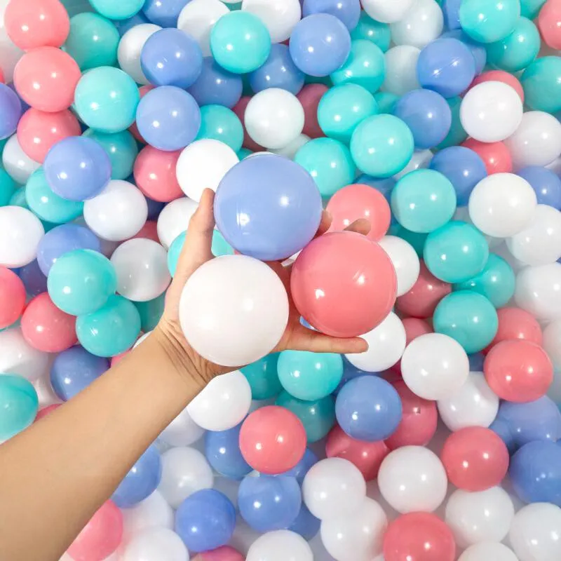 50 قطعة الكرة الرياضية في الهواء الطلق الملونة لينة المياه حمام سباحة المحيط موجة الكرة الطفل صديقة للبيئة الإجهاد الهواء الكرة خيمة لعب للأطفال