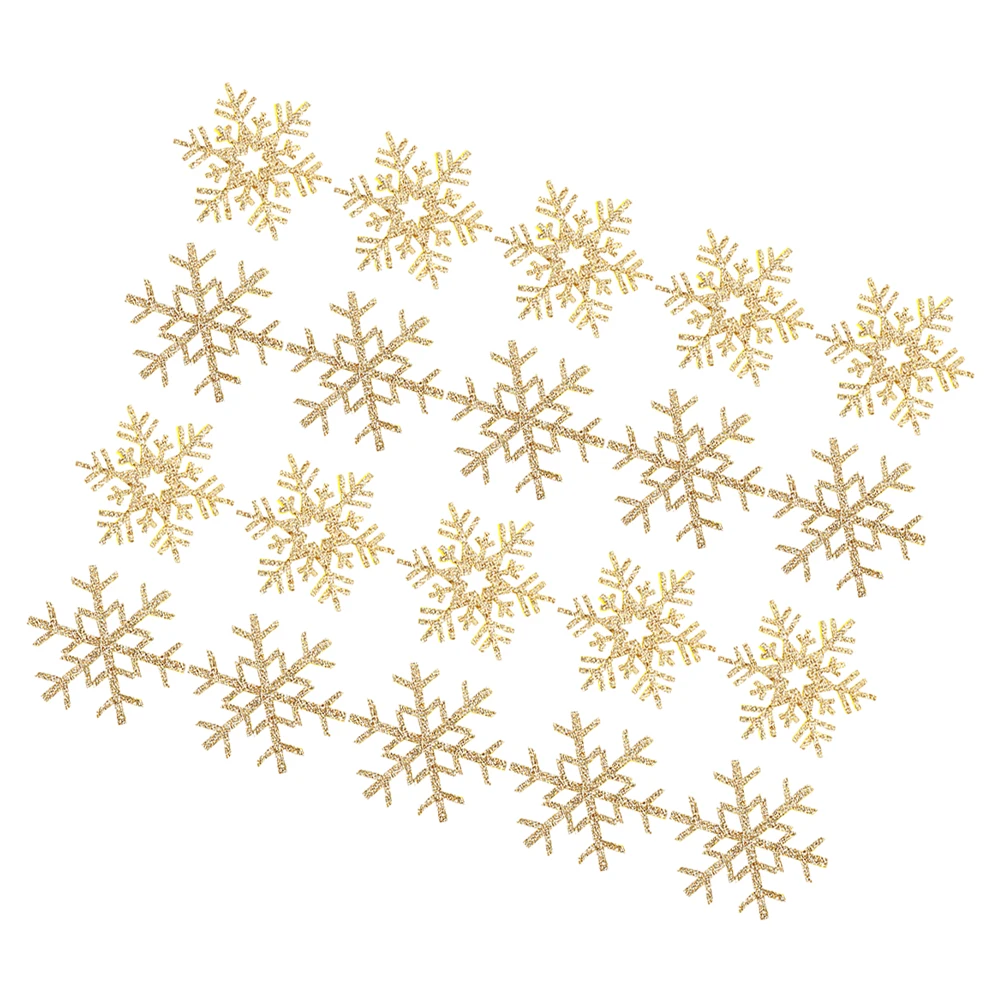 

20pcs Handmade Hair Accessories Materials Embroidery Patch Clothes Repair Patches Snowflake Sew On Fabric Cloth DIY Projects