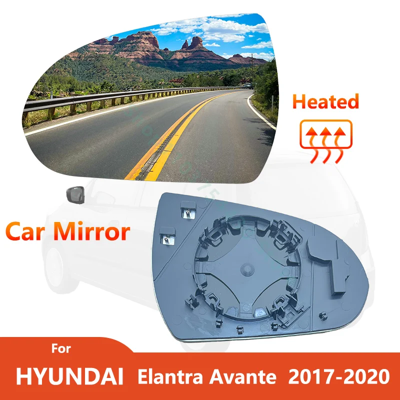 

Левое и правое внешнее зеркало заднего вида для Hyundai ELANTRA Avante 2017-2020 с подогревом/боковое зеркало/автомобильные запасные части
