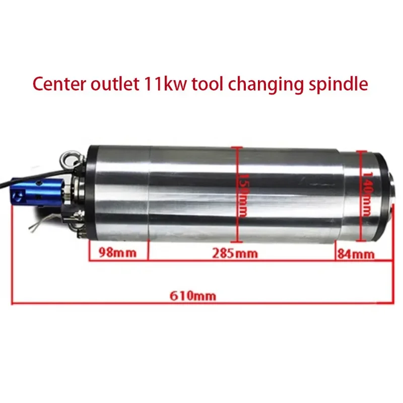 Automatic tool change servo spindle motor, 18kW CNC engraving machine BT40 spindle, permanent magnet with encoder