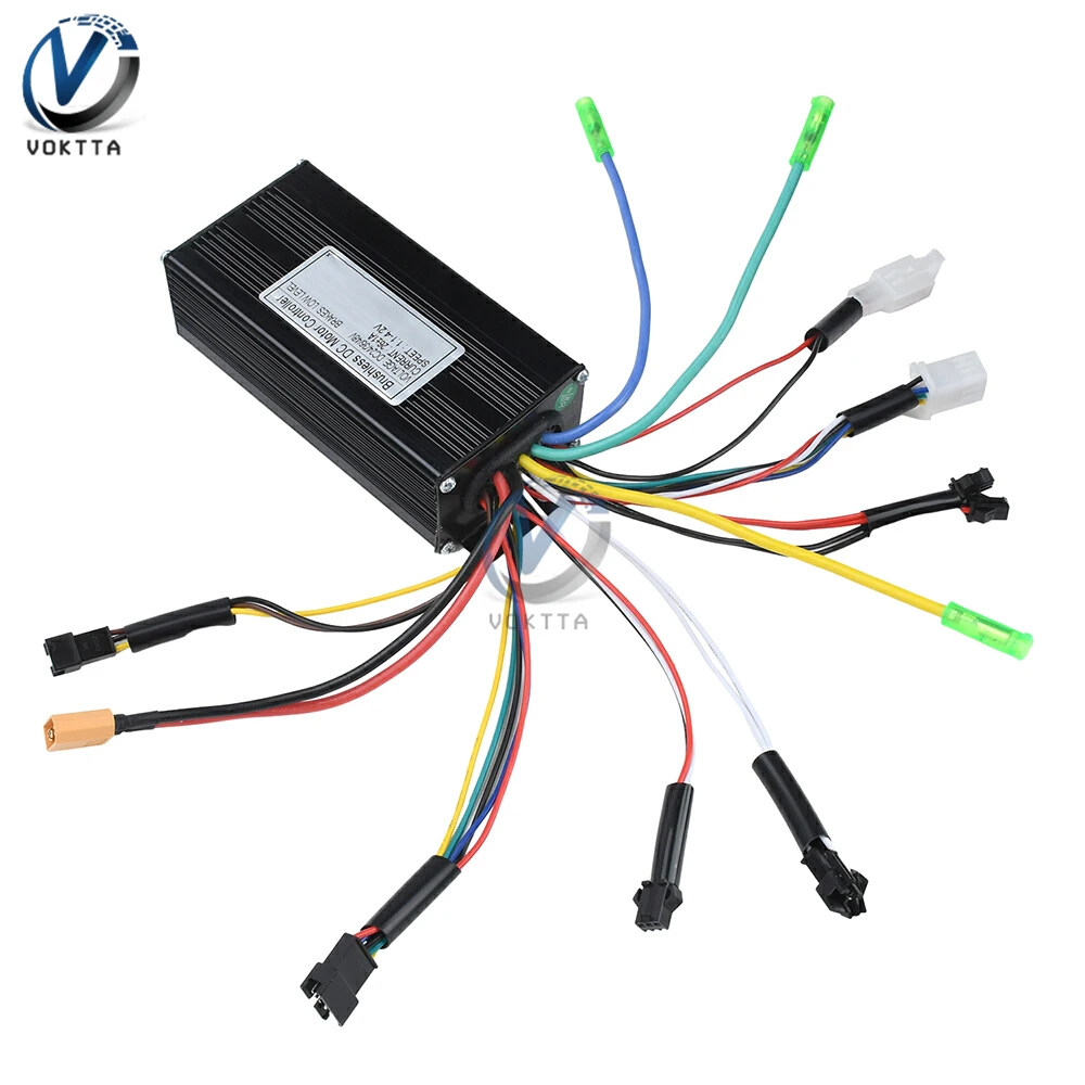 AliExpress Gaqqee 24V 36V 48V 26A 500/750W DC Brushless Motor Controller Sine Wave E-bike Speed Controller for E-Scooter Electric Motorcycle