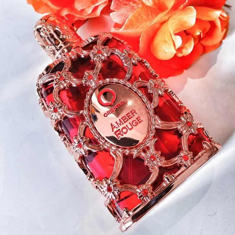 Perfume Gourmand Afrutado Fresco de 80 ml, Elegante y Duradero, Notas de Ámbar, Aroma Oriental de Lujo Unisex, Estilo Árabe, EDP