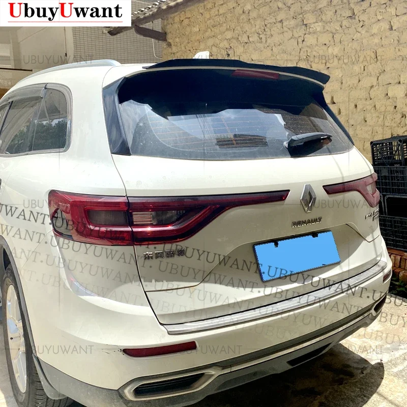 UBUYUWANT Rear Roof Lip Spoiler For Renault Koleos 2016 2017 2018 2019 2020 Universal Hatchback Spoiler ABS Car Trunk Tail Wing