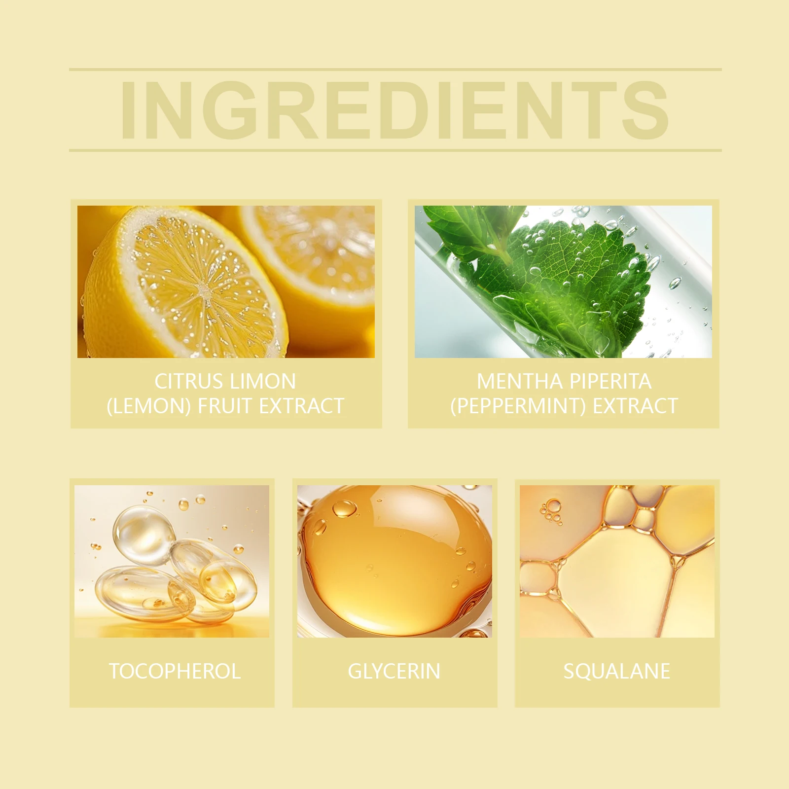 كريم ليمون لليدين، ترطيب مكثف للأيدي الجافة والمتشققة، العناية المغذية على أساس نباتي، غير دهني، امتصاص سريع