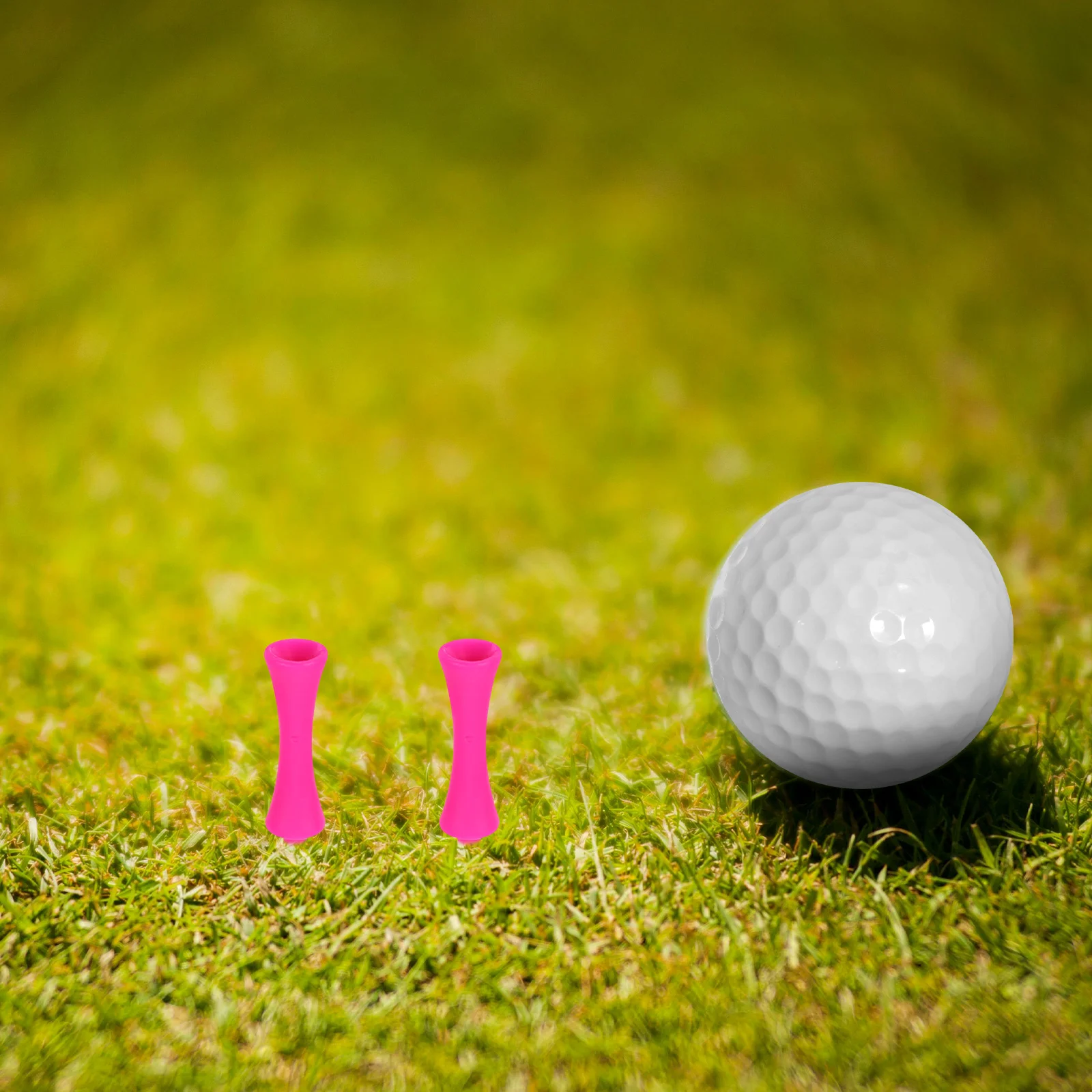 100Pcs Golf Tees 57Mm Sturdy Plastic Practice Tees for Professional Driving Range Golf Simulator Accessories for Adults