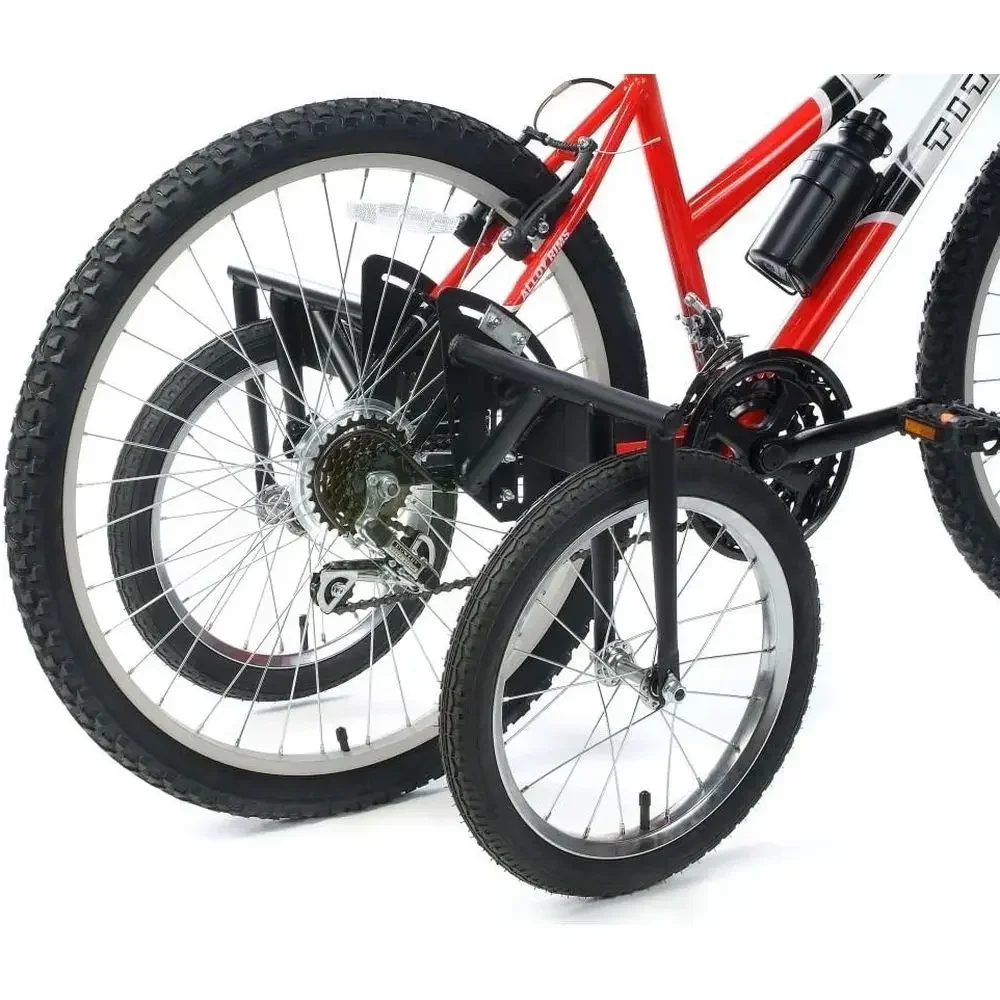 Adult Training Wheels Kit for 24-27 Bikes - Heavy-Duty Stabilizer, Supports Over 250 lbs