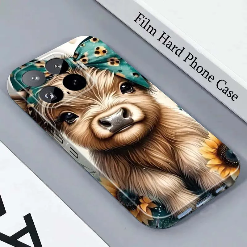 Capa Rígida para Celular Highland Calf Bow For Honor Play Magic 8 7 6 X9d X9c X9 X8b X8A X8 500 200 X50 X60 Lite GT Pro