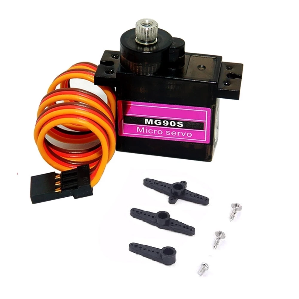 MG90S SG90 Servo 1/10/20Pcs All Metal Gear 9g SG90 Upgraded Version For Helicopter Plane Boat Car MG90 9G Trex 450 RC Robot