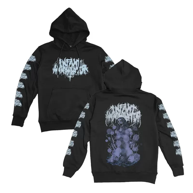 Harajuku Fashion Mens Hoodies Infant Annihilator Hoodies Heavy Metal Hoody Sweathirts Hip Hop Streetwear Hoodies