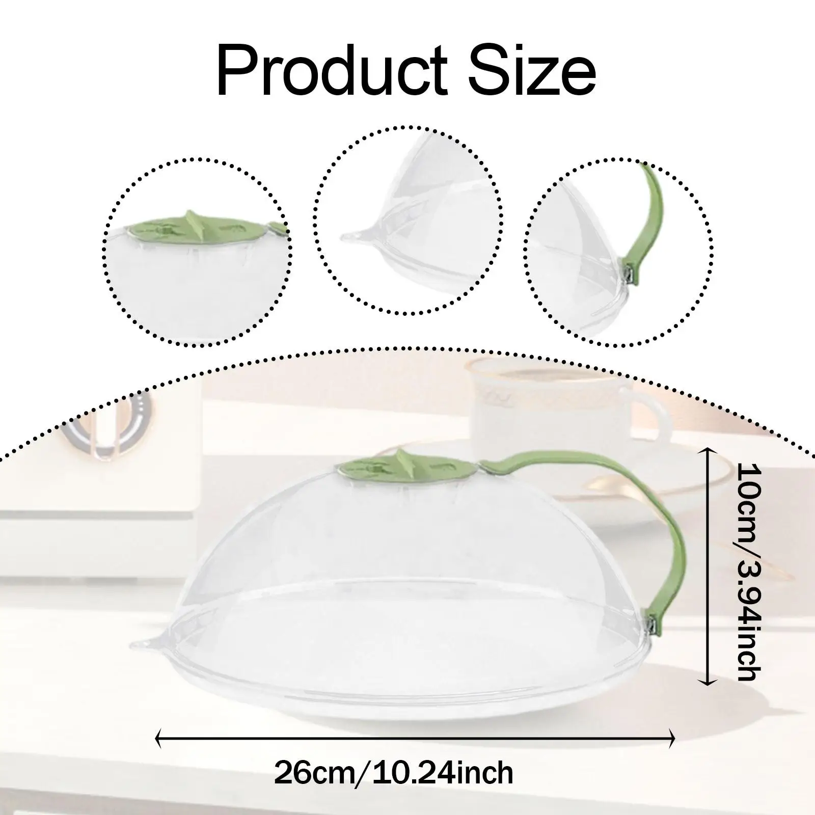 Mikrowellen-Spritzschutz, wiederverwendbar, Küchenhelfer, Lebensmittelkonservierungsabdeckung