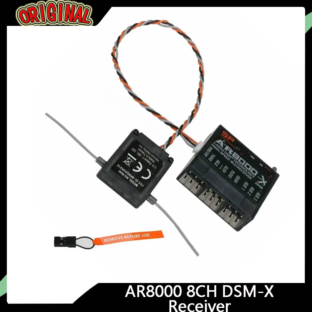 

Приемник AR8000 8CH 2.4G DSM-X — удаленное увеличение, отклик 11 мс, ресурс 2048 года, совместимый с SPEKTRUM DX9/DX8 и JR X8D/SPM