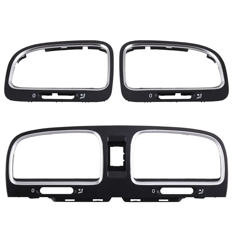 M49K-Car Interior Air Vent Grille Frame Cover Trim For VW Golf 6 MK6 GTI R32 2009- 2012 AC Outlet 5K0819704 5K0819703