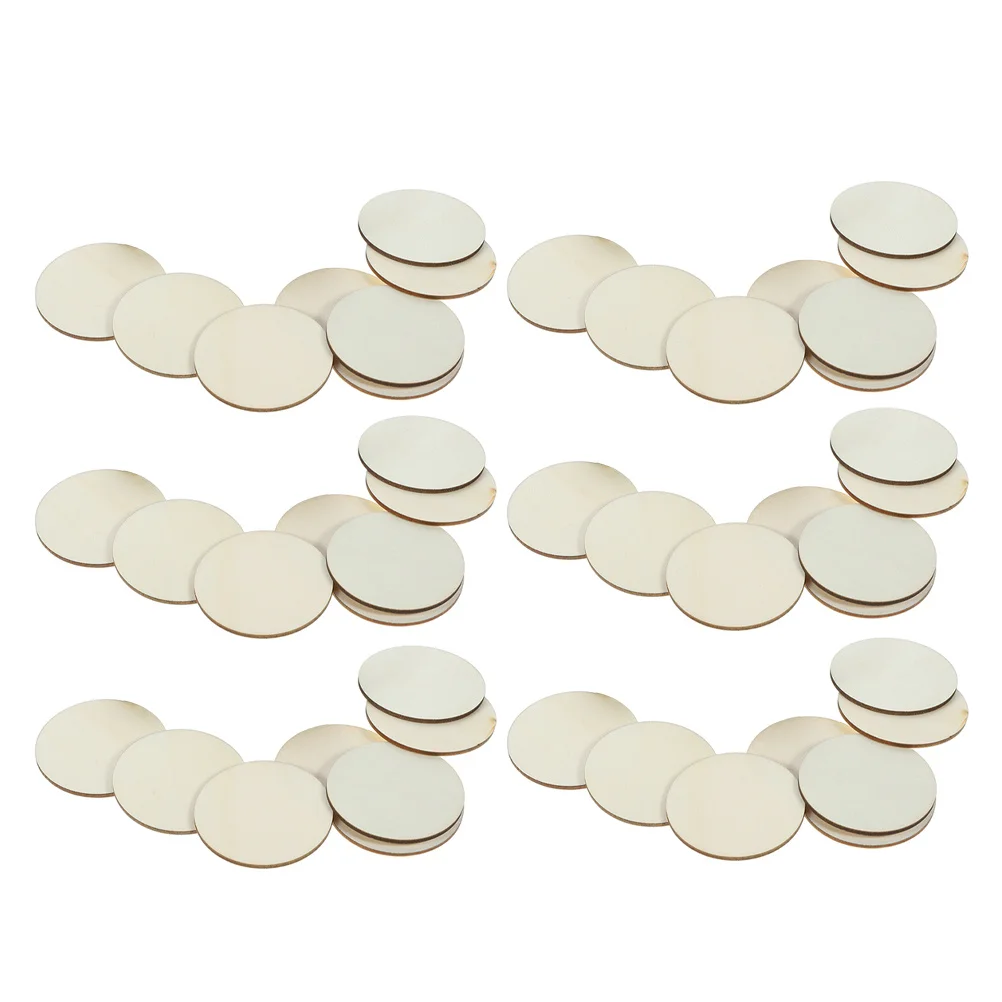 

50pcs Natural Wood Slices 100Mm 2Mm Thick Craft Wood Pieces For Diy Coasters Name Tags Ornaments Blank Discs Decorative Cutouts