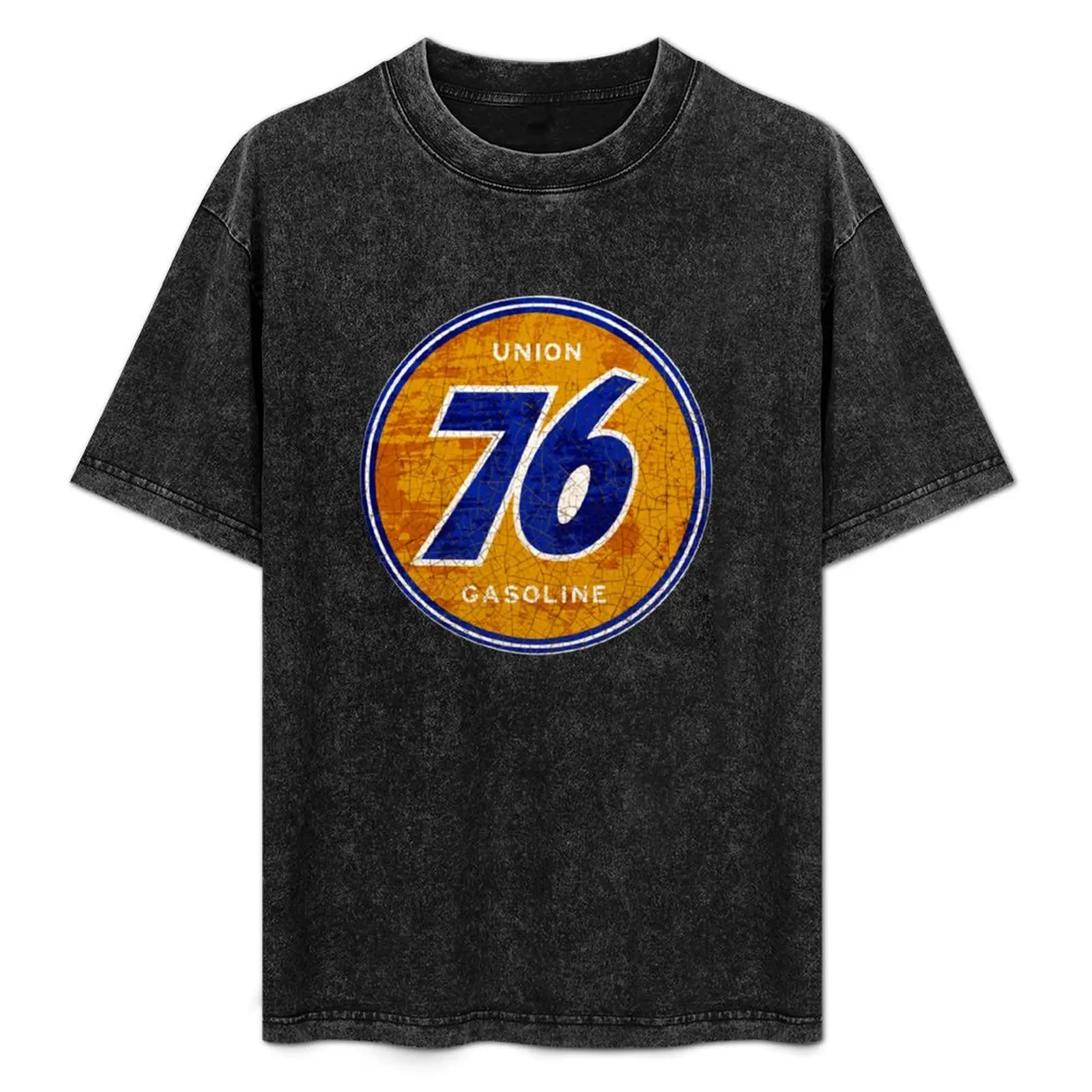 

Union 76 Gas and Oil T-Shirt Casual Loose Short Sleeve Tee for Men