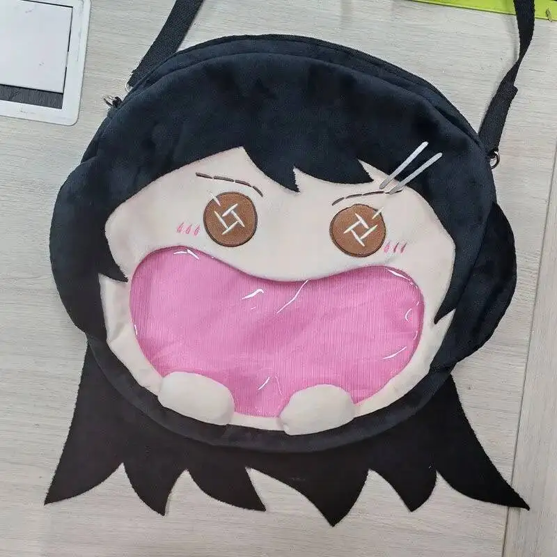 

Game Identity V Cosplay Antiquarian Edgar Valden Embalmer Prisoner Aesop Carl Transparent Campus Zipper Backpack Shoulder Bag