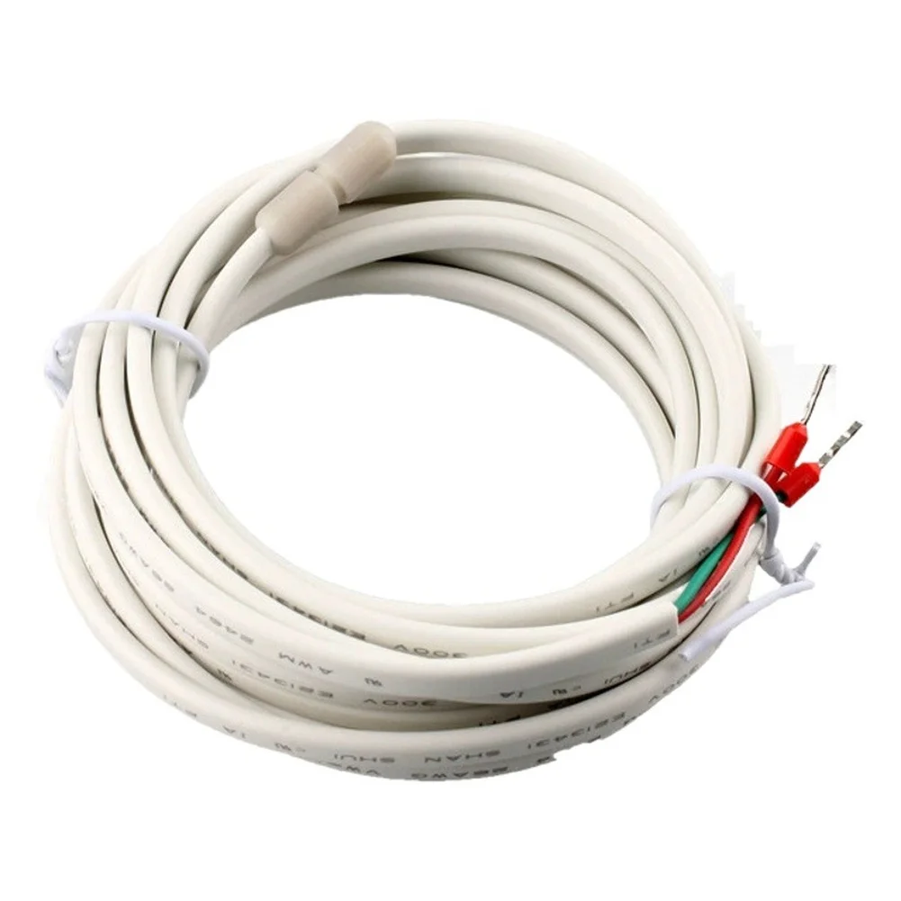 10K 3950 External Floor Temperature Sensor Waterproof Design for Electric Floor Heating Systems and Thermostat Compatibility