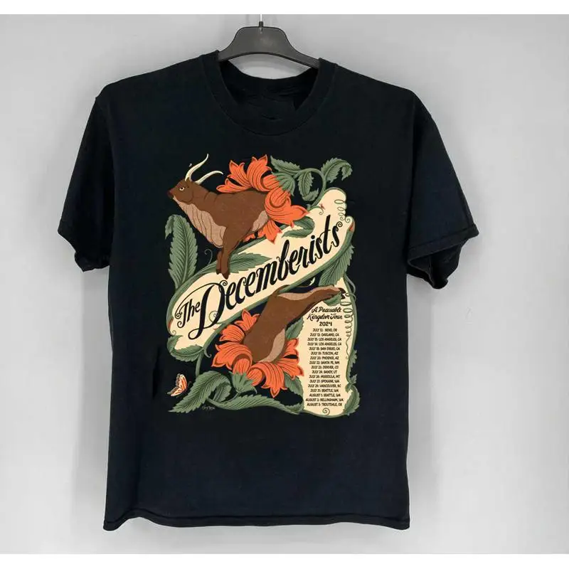

The Decemberists Tour 2024 For Fan All Size S to 5XL T shirt ZL610