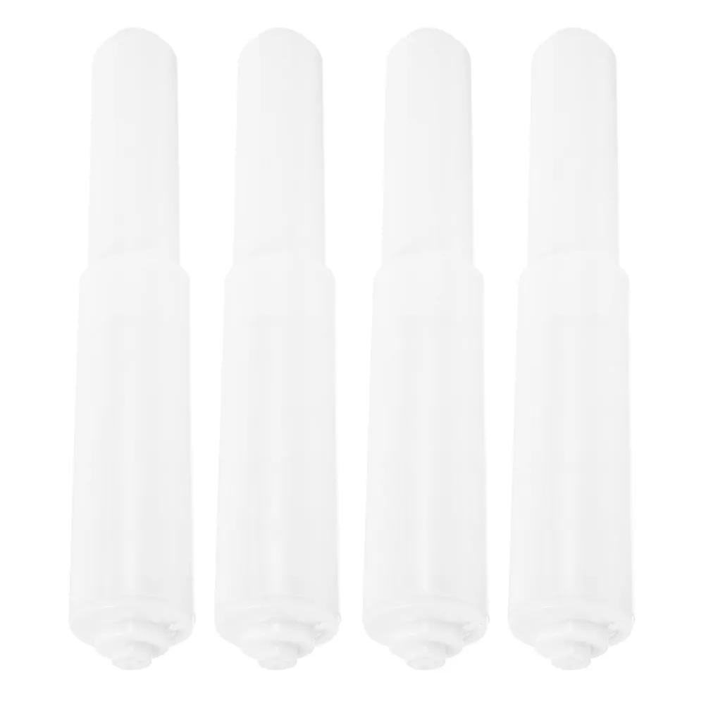 

4Pcs Toilet Paper Holder Replacement Rods Spring Loaded Plastic Toilet Roller Rods Bathroom Tissue Dispenser Accessories
