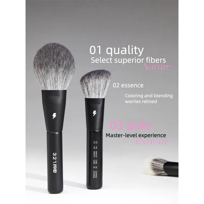 BLJ Mark Lightning Full Set Makeup Brush Eyeshadow Blush Powder Contouring Brush - Tools for Face And Body