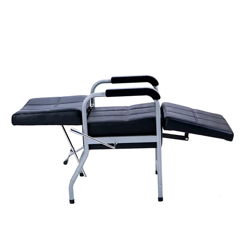 Hair salon semi-reclining shampoo chair household special flushing chair bath stool hair salon folding shampoo bed factory