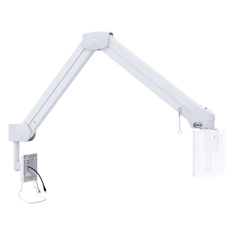 TV Arm LCD Monitor Mount with Wall Mount Bracket Healthcare Arm for LCD TV Standard 75 and 100mm Load Max 8KG