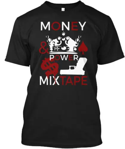 Money & Power Mixtape T-Shirt Made in the USA Size S to 5XL