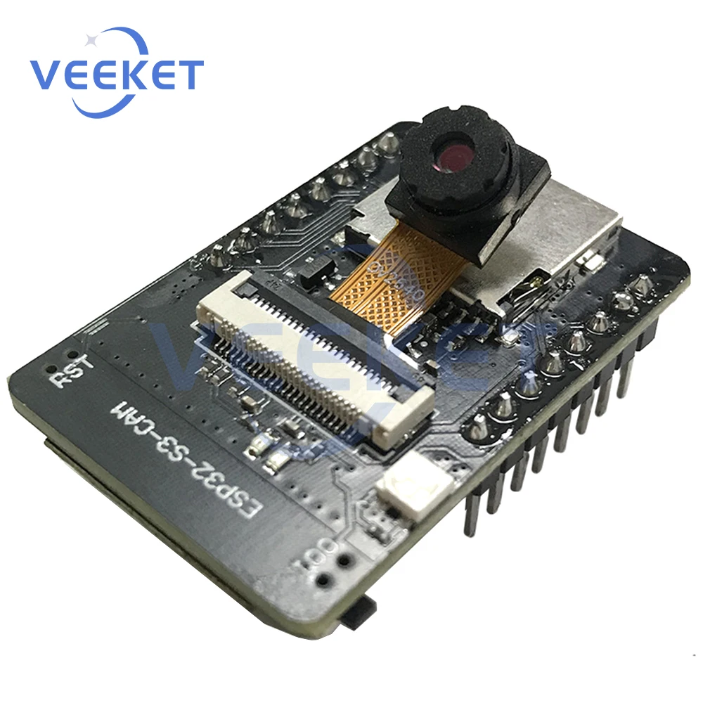 ESP32-S3-CAM WIFI BT Development Board Camera Module Paired With Ov2640 Camera N16R8 Version Type-C Interface