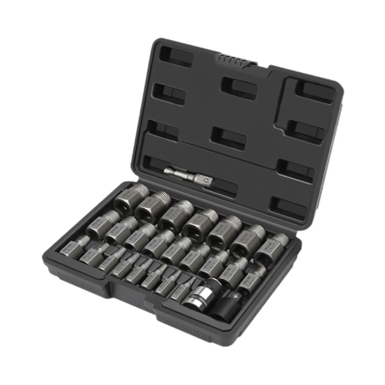 27Pcs Easy Out Bolt Extractor Set Repair with Storage Box Screw Extractor Set