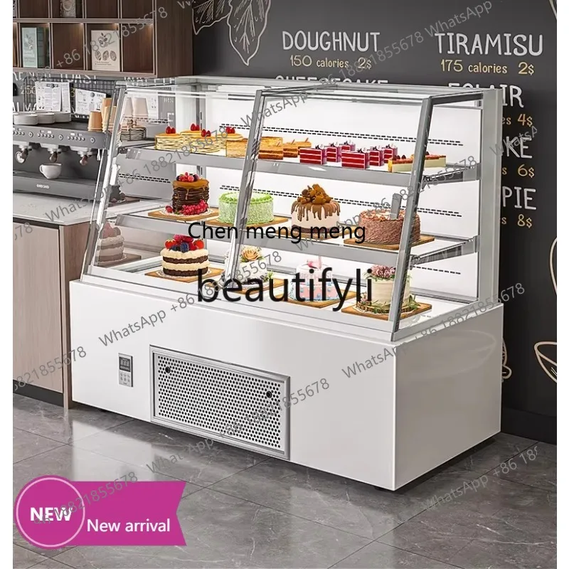 

x Refrigerated display cabinet Air-cooled dessert Fresh-keeping Commercial baking bakery, side cabinet X