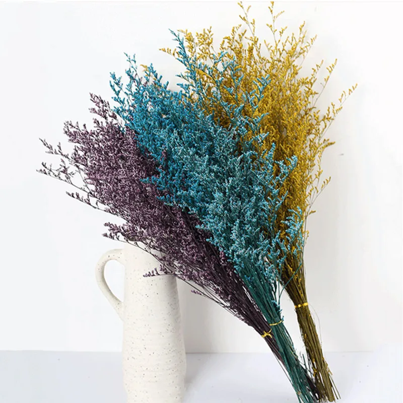 

80g/Set Natural Valentine's grass Dried Flowers Real Epoxy Resin Bouquet For Bedroom New Arrivals In 2023 Natural Bouquets Table