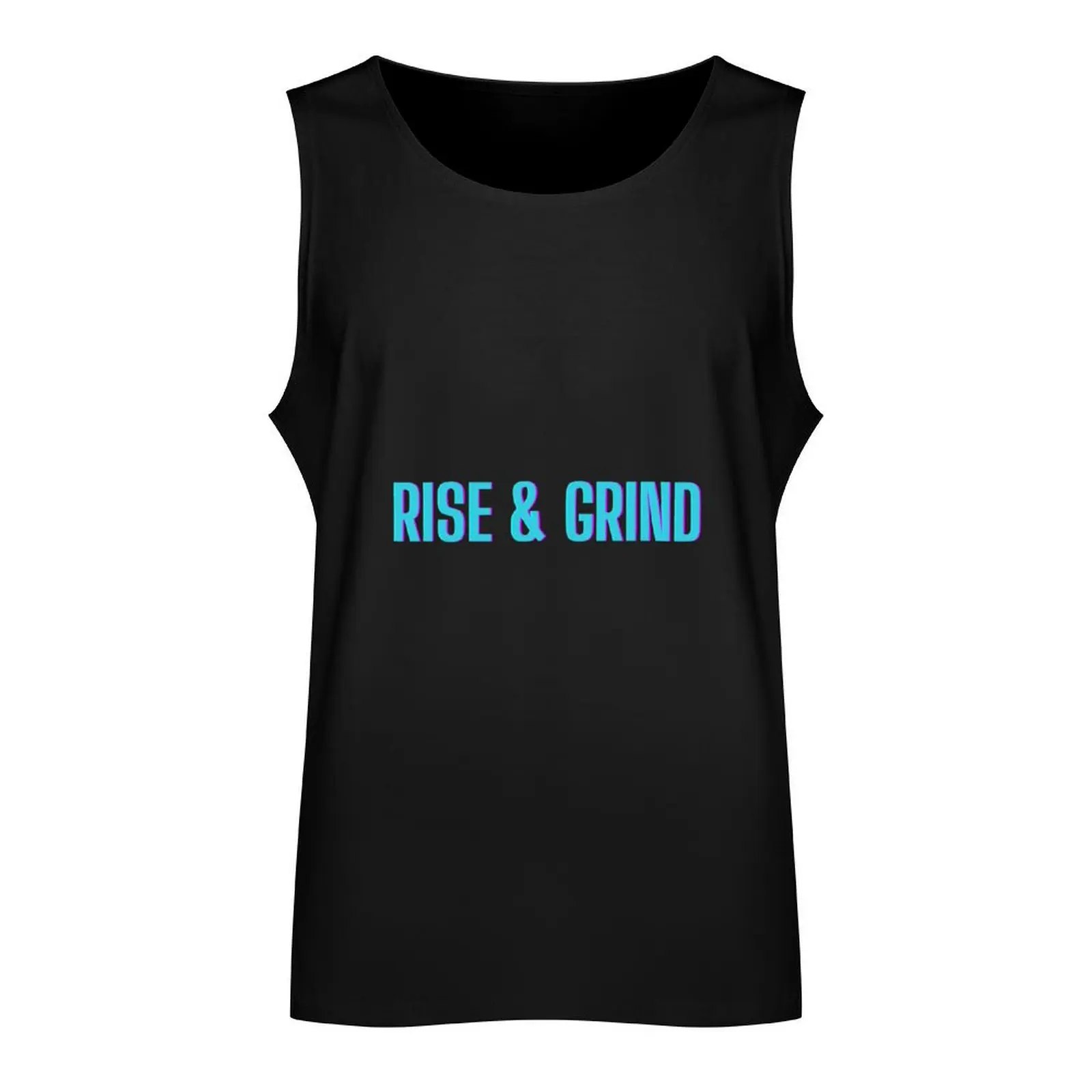 Rise & Grind Tank Top bodybuilding men quick-drying t-shirt