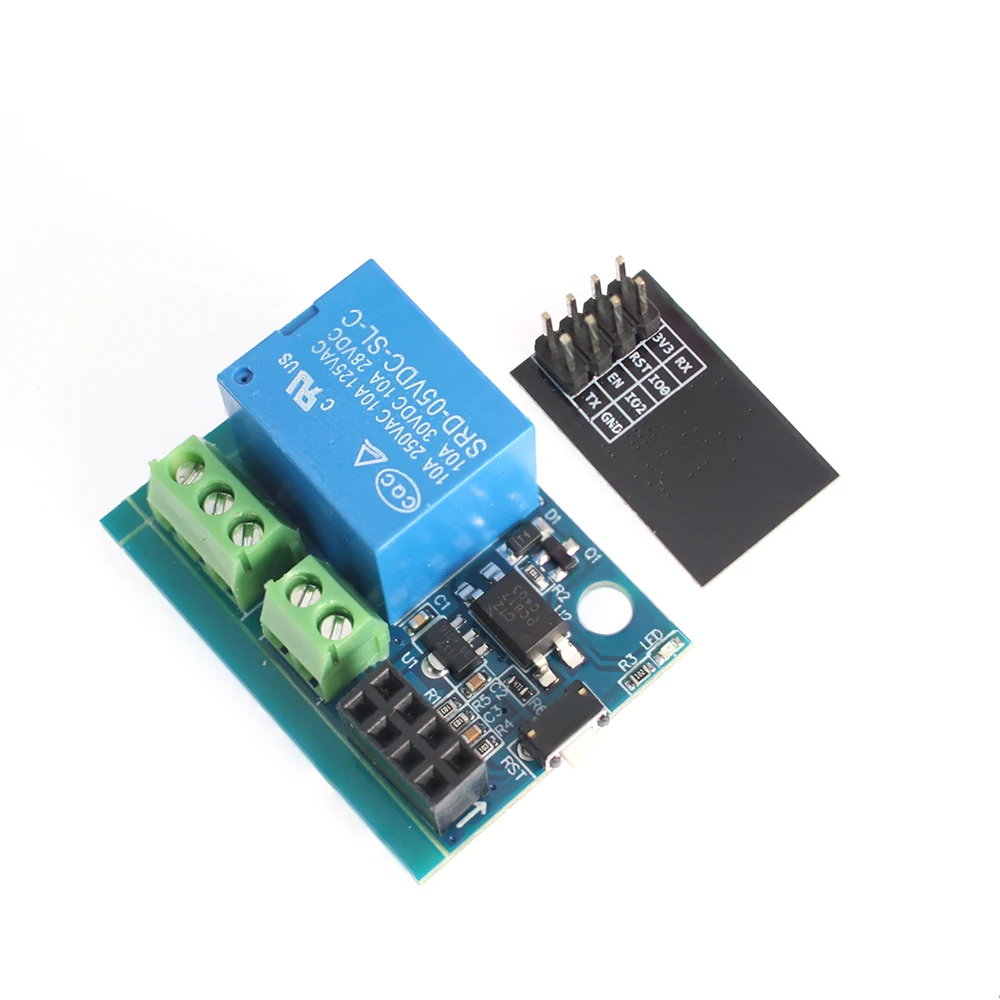 Módulo de relé WiFi ESP8266 ESP-01/01S 5V, interruptor de Control remoto para casa inteligente, aplicación de teléfono, módulo WIFI inalámbrico ESP01 ESP-01