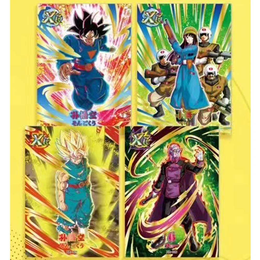 New Dragon Ball Cards Akira toriyama Commemorative Editio Super Saiyan Son Goku Shiny SSP Anime Trading Cards Children Toy Gift