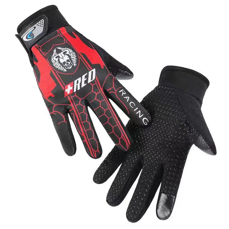 Radfahren Handschuhe Männer Anti-slip Voll Finger Motorrad Frühling Herbst Handschuhe Wandern Angeln Touchscreen Outdoor Abenteuer Handschuhe – Detail 9