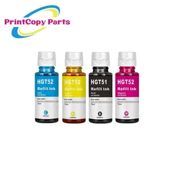 4 Bottle GT51 52 53 Improved Refill Ink for HP Smart Tank 450 455 500 510 515 516 519 530 559 570 610 615 651 70ML/Bottle