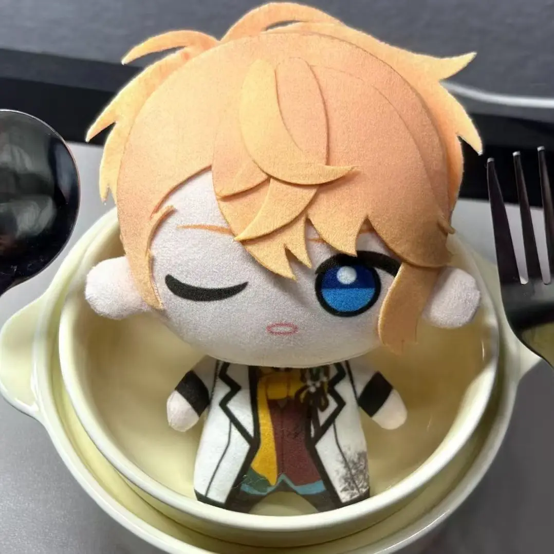 10 Cm Anime DIABOLIK LOVERS Sakamaki Ayato 귀여운 플러시 불가사리 바디 Prited 인형 인형 장난감 코스프레 펜던트 열쇠 고리 크리스마스 선물