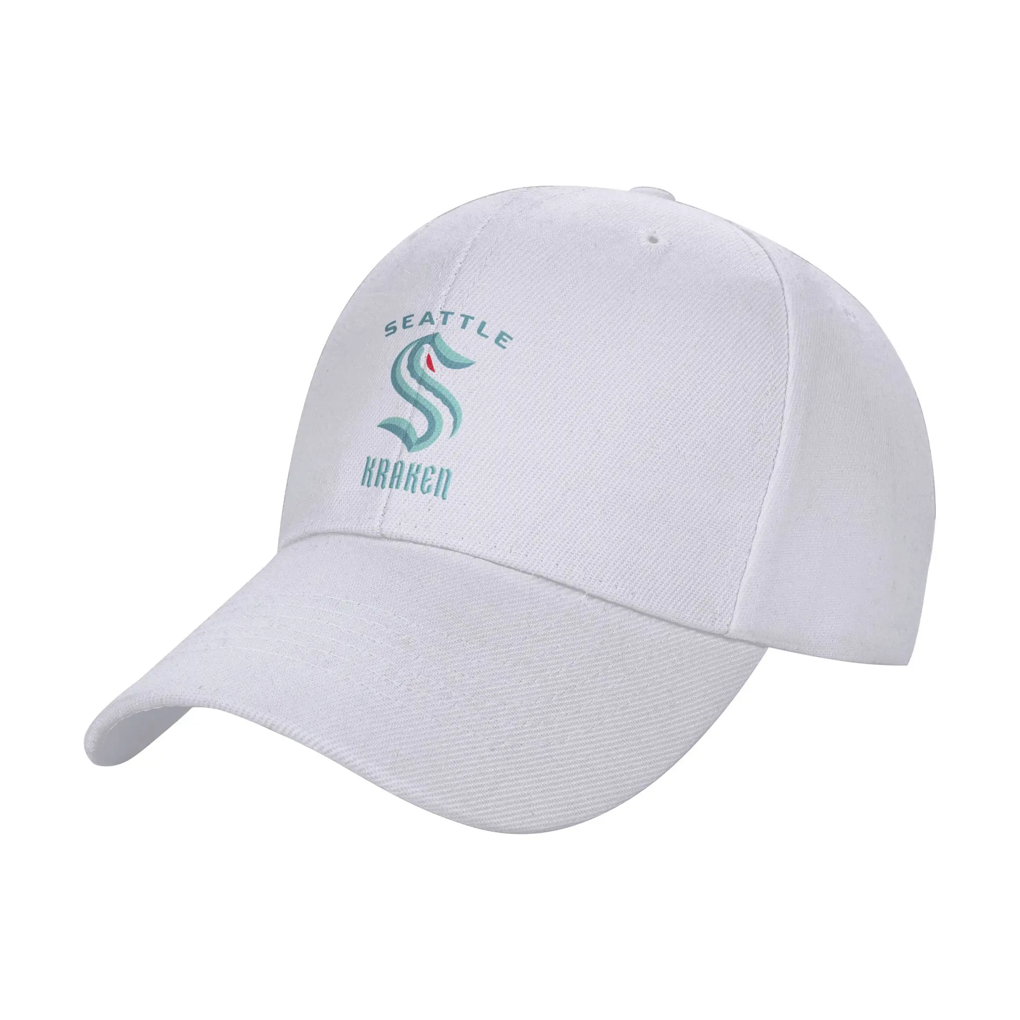 Seattle Kraken Hockey Jersey Curved Brim Baseball Cap People With Big Heads Women's Visors