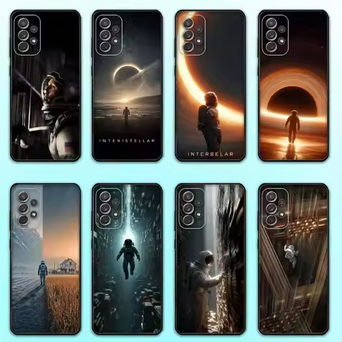 Film I-Interstellar movie Phone Case For Samsung S25,S24,S21,S22,S23,S30,Ultra,S20,Plus,Fe,Lite,Note,10,9,5G Black Cover