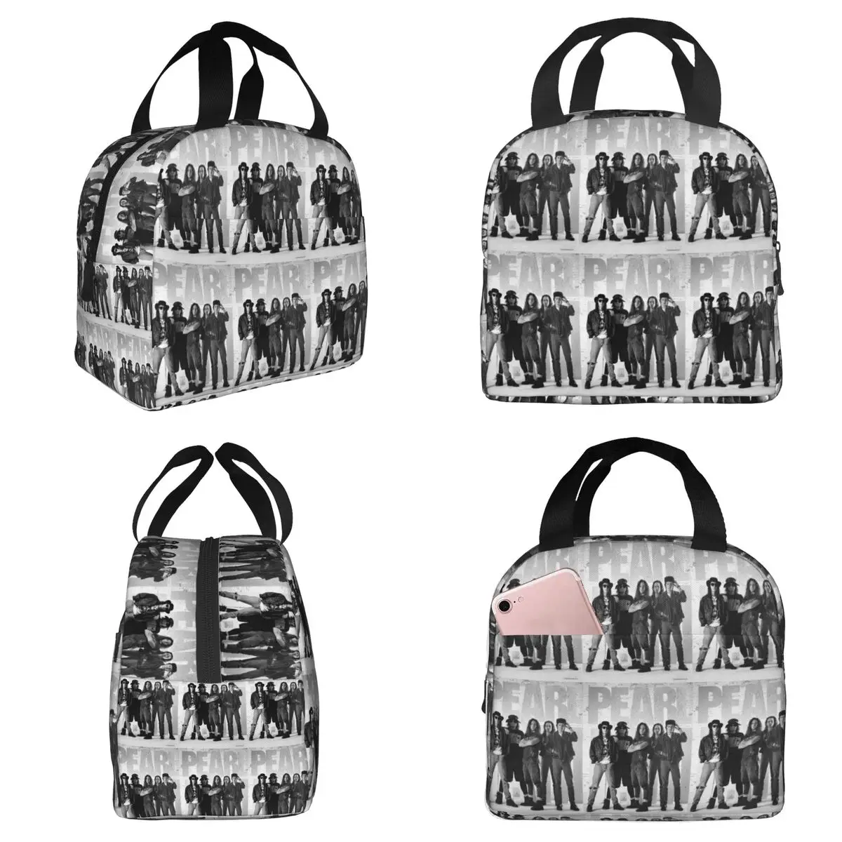 Pearls Jam Band 2024 World Tour Rock Concert Insulated Lunch Bag for Women Office Cooler Thermal Food Box Tote Lunch Boxes